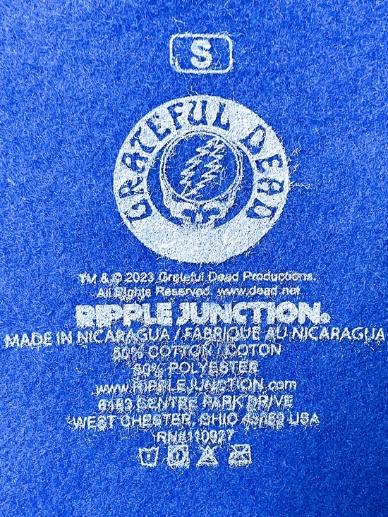 Grateful Dead Veneta Oregon 1972 Crewneck Sweatshirt Blue Pink NWT Unisex - Picture 9 of 12